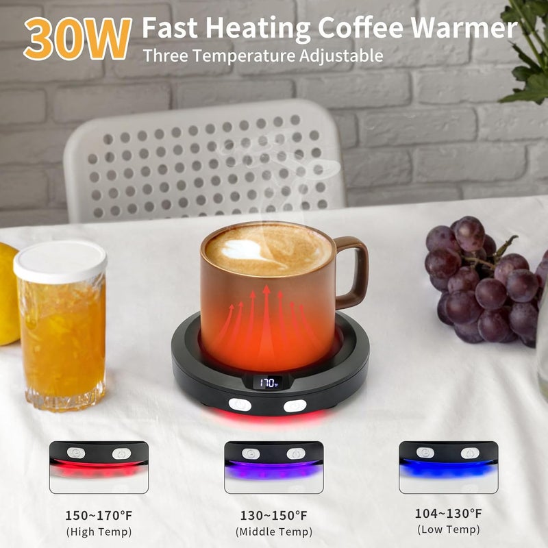 Vobaga Coffee Mug Warmer with 2-12H Auto Shut Off & 3 Temperature Setting for Desk Candle Warmer Plate Coffee Accessories Gift（No Mug） - Image 4
